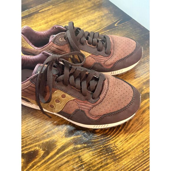 Saucony Shadow 5000 Espresso Brown Sneakers Men’s Size 8 - Picture 3 of 11